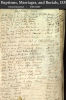 1781 Parish record from Churchstanton that confusingly has the burial of a 'Keziah Summerhayes' on 8th July 1781, and the baptism of 'Keziah daughter of John and Keziah Sumerhays Oct 9th 1781' on one page 