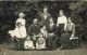 Emily with her husband Henry and their 7 children, c.1914, probably taken at St Michael's school, Limpsfield, Surrey where her husband was headmaster.